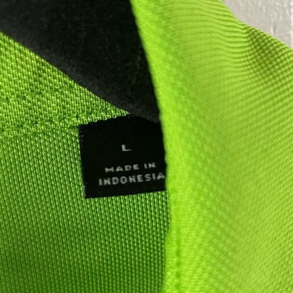 Dunning Golf Lime Green Polo, Sz Large - Picture 9 of 15